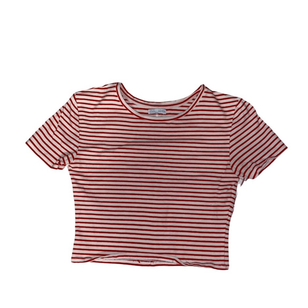 Striped crop top
